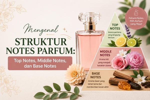 Mengenal Struktur Notes Parfum: Top Notes, Middle Notes, dan Base Notes