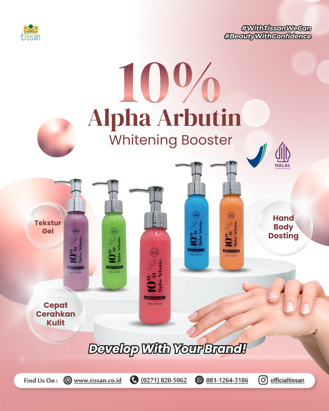 Produk Dosting Alpha Arbutin