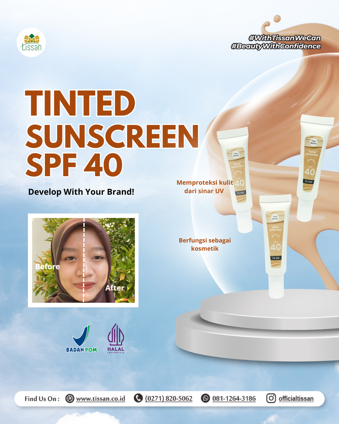 Tinted Sunscreen SPF 40