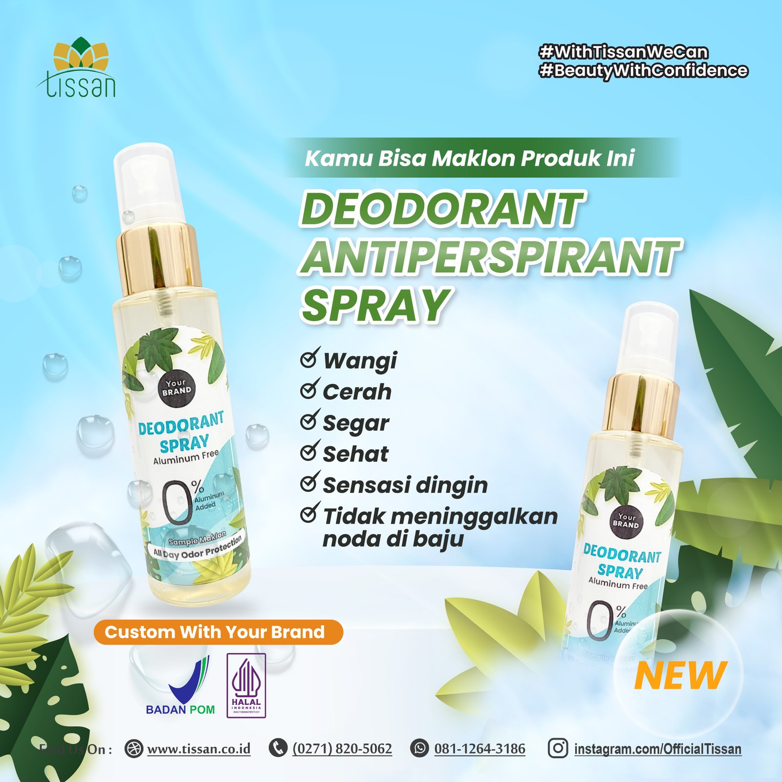 Deodorant Antiperspirant Spray