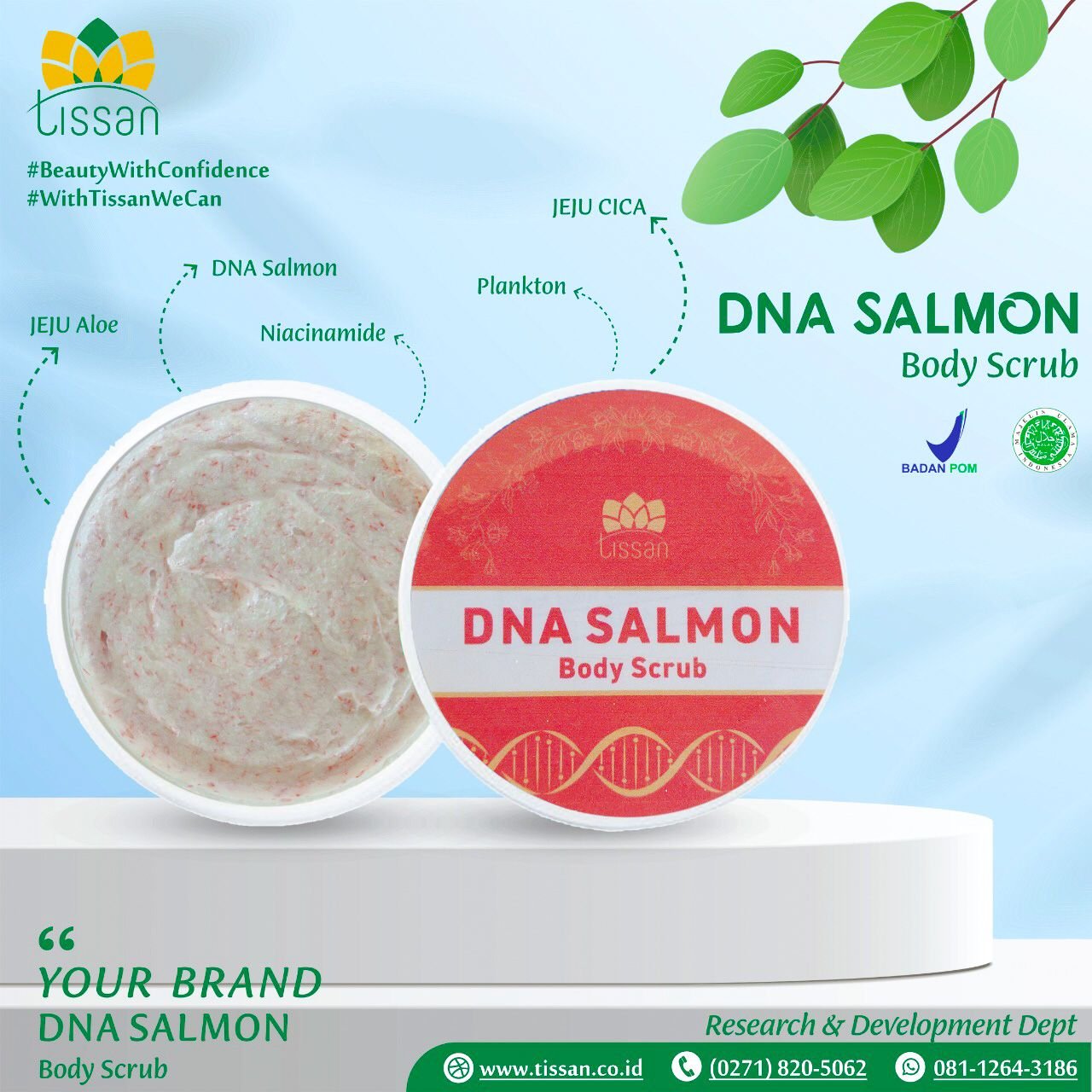 Body Scrub DNA Salmon