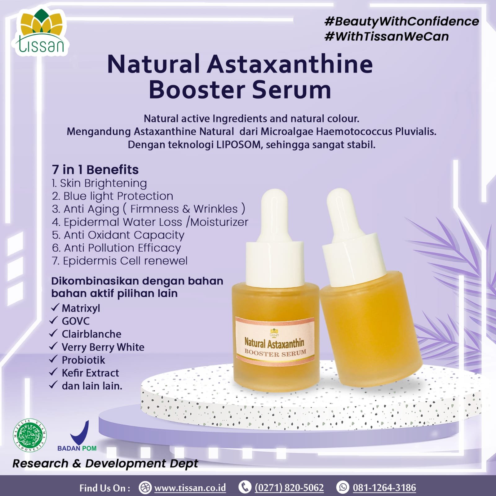 Natural Astaxanthine Booster Serum