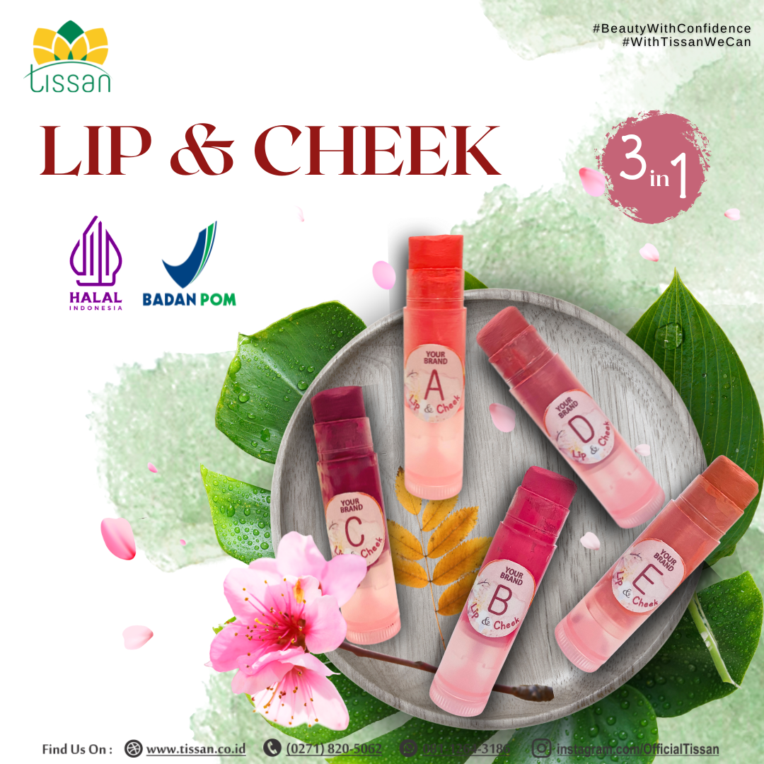 Lip & Cheek Stick (3 in 1)